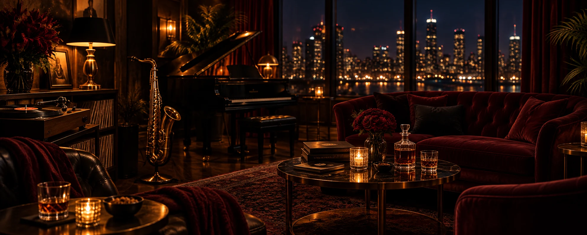 The Velvet Room, an intimate luxurious after-hours listening room